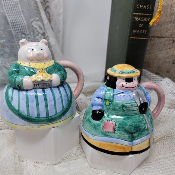 VINTAGE DOWN HOME COLLECTION FOR ROSHCO PIG & COW - Picture 4 of 8